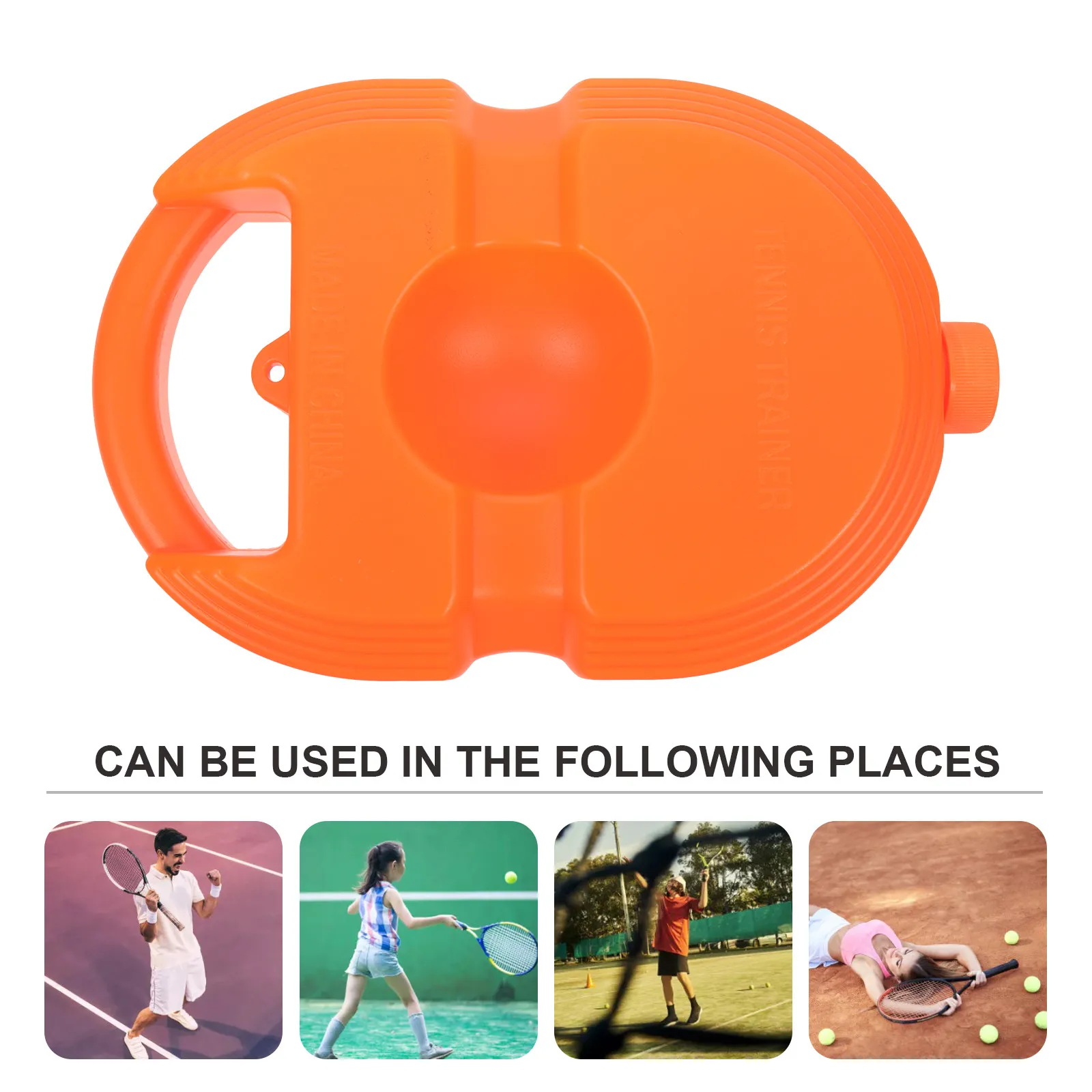 Portable Men Tennis Training Device Tennis Trainer Equipment for Skill Training Practice Indoor Outdoor Use Practice Equipment
