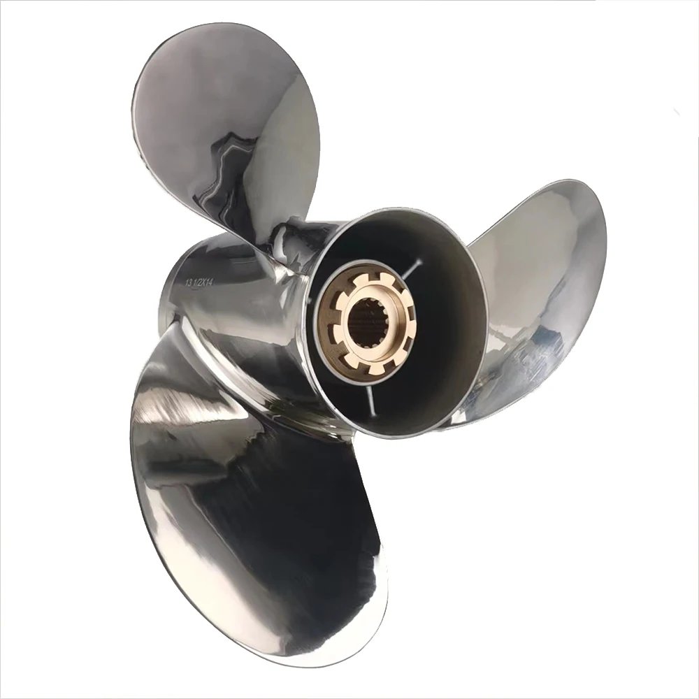 13 7/8*15 D*P 50~130 Horsepower Stainless Steel Good Manufacturer 3 Blade Boat Propeller