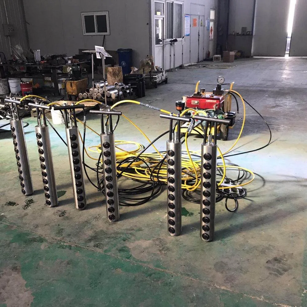 Nonexplosive Quarry Equipment Hydraulic Rock Splitter Marble Granite Breaking Tools