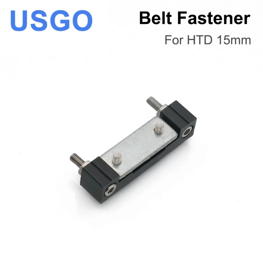 USGO E-series Belt Fastener For HTD-3M 15mm Open-Ended Timing Belt Transmission For X/Y Axis Hardware Tools Machine Parts