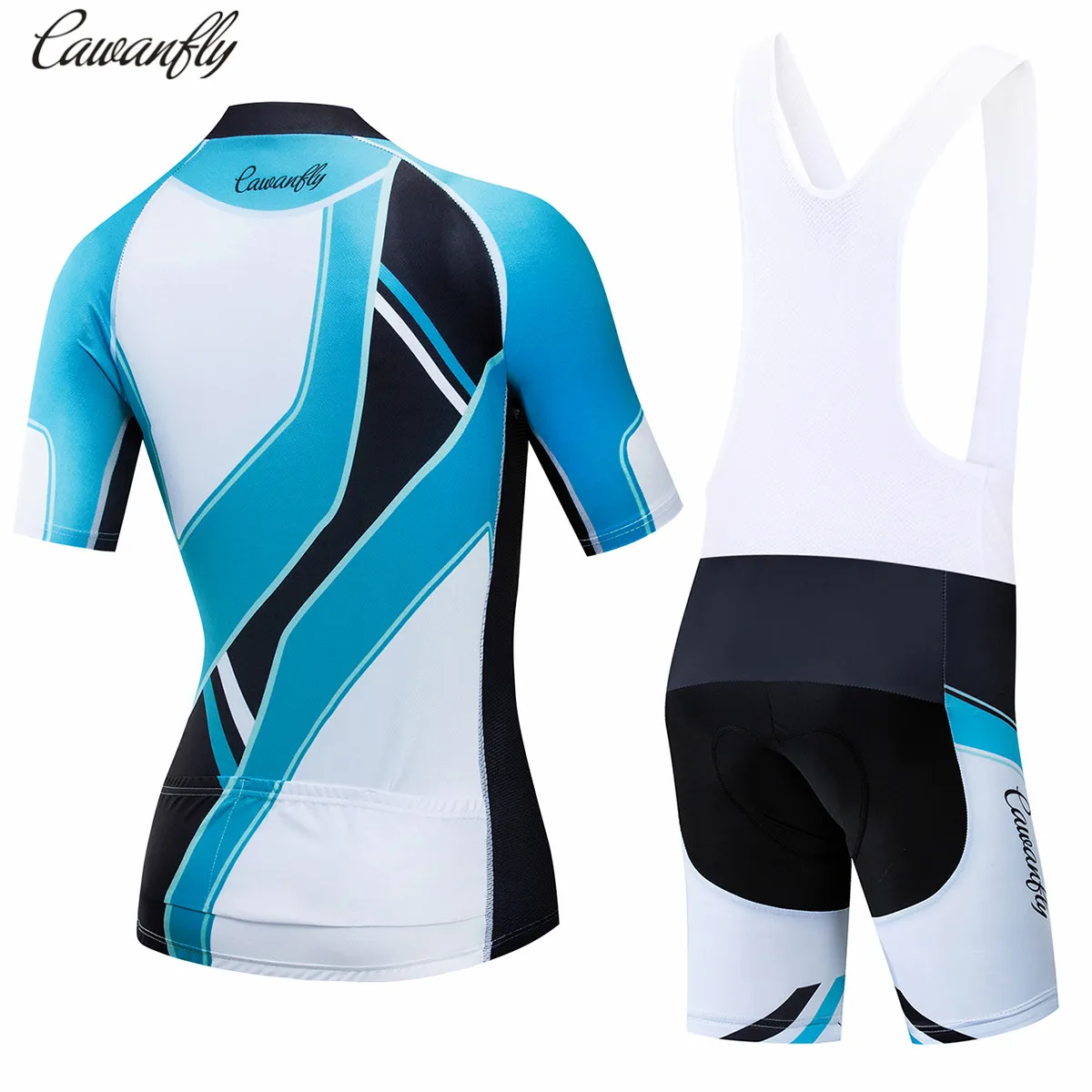 CAWANFLY Short Sleeve  Summer Cycling Jersey Set Women Mountain Bike Clothing Breathable  Wear Pro Team Bicycle Clothes