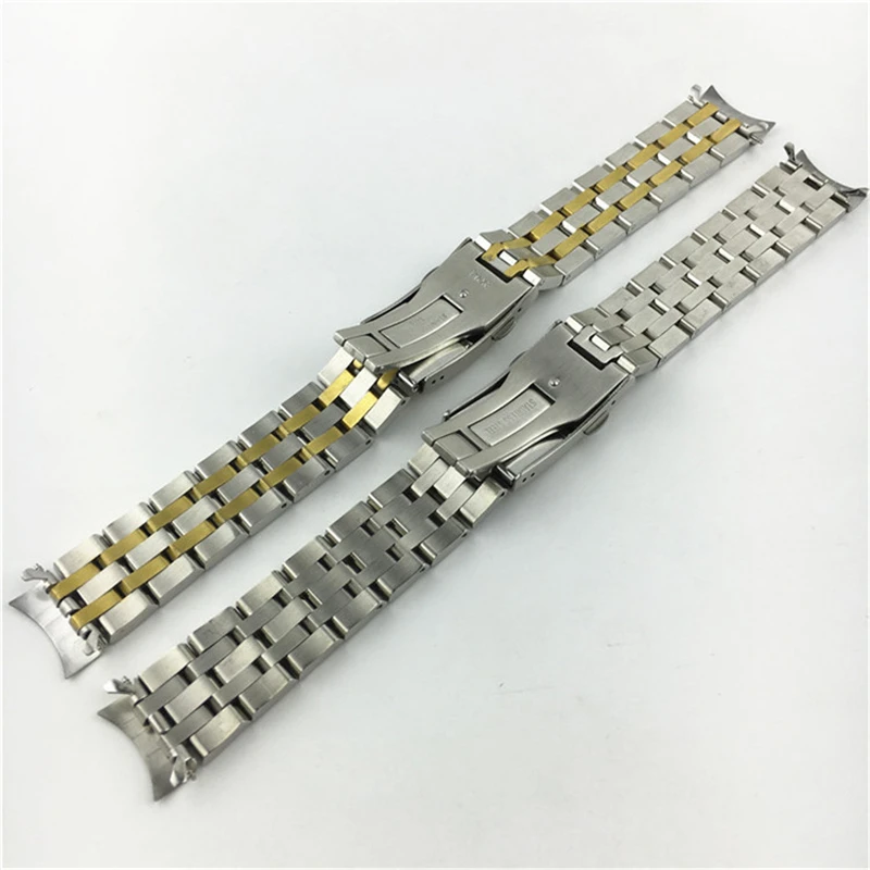 Suitable For Tissot Watch Strap Belt WatchBands 1853 T17/T41/T461/PRC200/T055/T067 Stainless Steel Watch Band 19mm/20mm