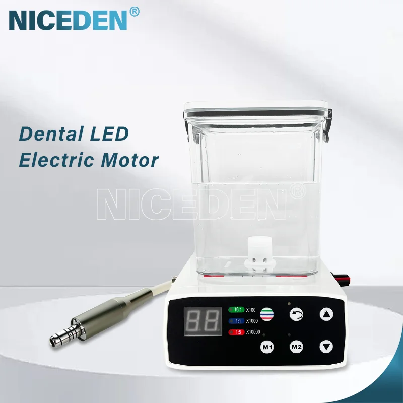 Dental electric micromotor motor 1:5 with water tank 2 holes/4 holes Accelerated diagonal handpiece available Dental equipment