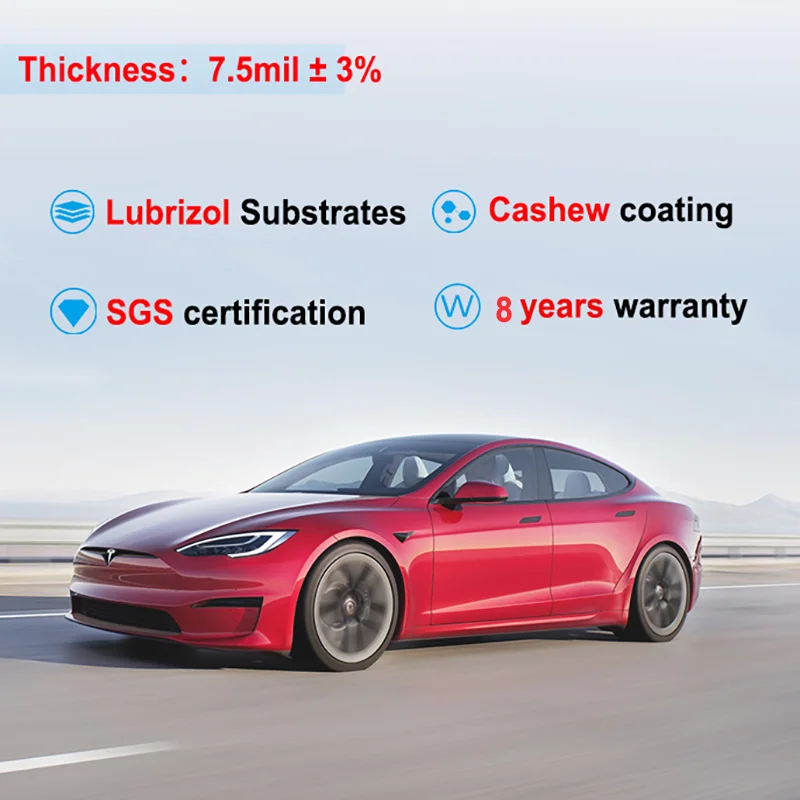 For Tesla Model 3 Y S X High Quality Self Healing TPU Pre-cut PPF Paint Protection Film Car Wrap Film