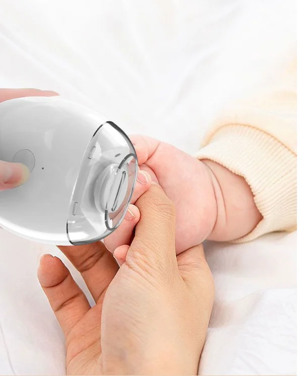 Electric Nail Grinder for Babies And Children USB Rechargeable Nail Clippers Splash-Proof with Three Gear Levels