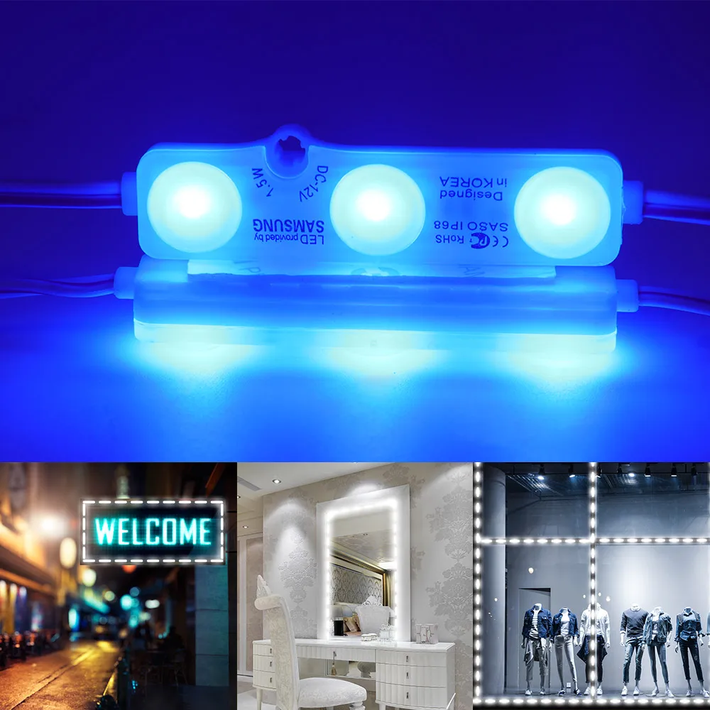DC 12V SMD 5630 LED Module 3 LED injection led module 1.2W LED Module Lamp Waterproof IP68 LED Sign Backlight