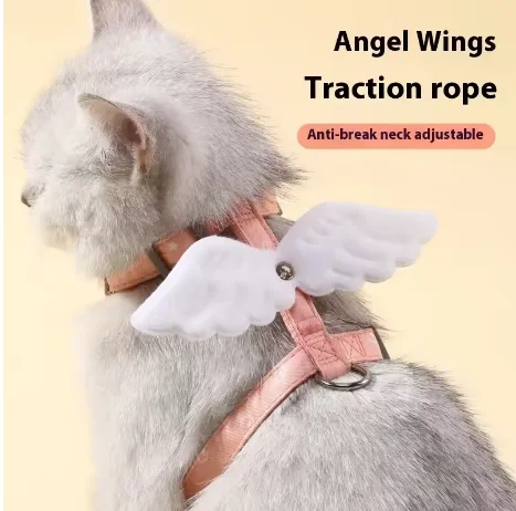 set-pettorina-e-guinzaglio-regolabile-per-gatti-accessori-leggeri-e-traspiranti-per-gattini-per-passeggiate-in-casa-e-all'aperto