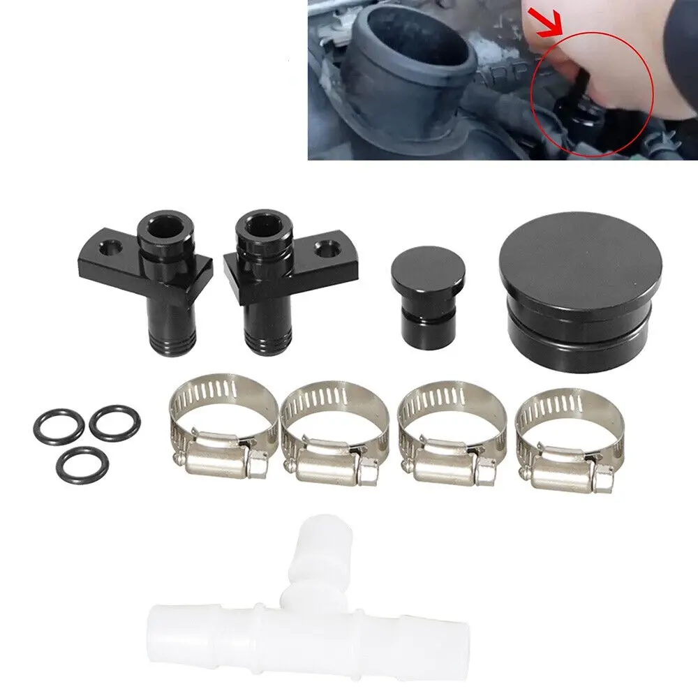 6.6 Diesel Reroute Device Resonator Kit for Duramax LLY LBZ lMM 6.6L 2004-2010