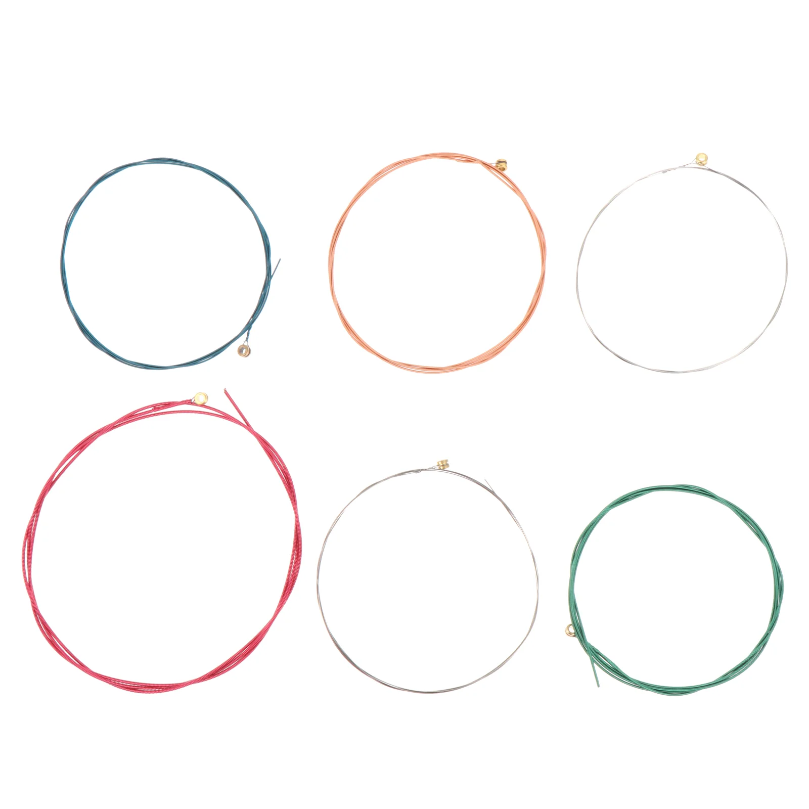 

6 Pcs Guitar String Accessories Strings Parts Steel Nylon for Electroacoustic Bag Musical Instrument Change Classical