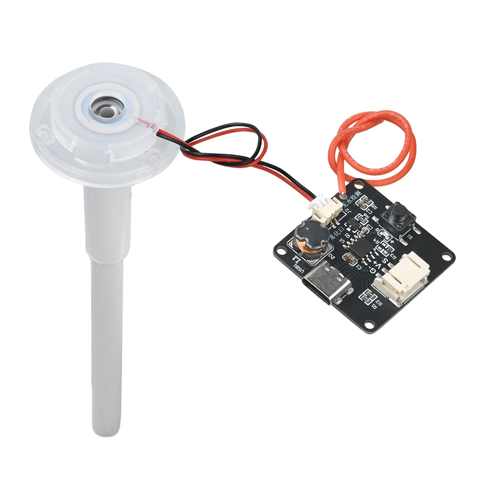 

DC 5V Single Spray Ultrasonic Atomizer Module Type-C Mini Humidifier DIY Kits Programmable Mist Maker and Driver Circuit Board