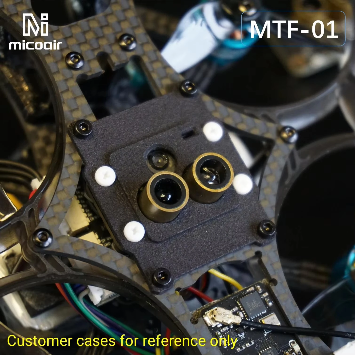MicoAir Optischer Fluss- und Lidar-Sensor MTF-01P/MTF-01 Drohnen-Positionierungsmodul, kompatibel mit Ardupilot/PX4/INAV für FPV Quadcopter
