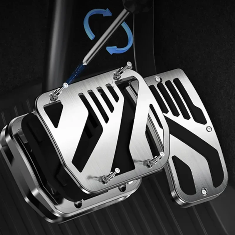 

For Tesla Model 3 Y Highland Juniper 2017-25 Aluminum alloy Foot Pedal Accelerator Gas Fuel Brake Pedal Pedal Cover