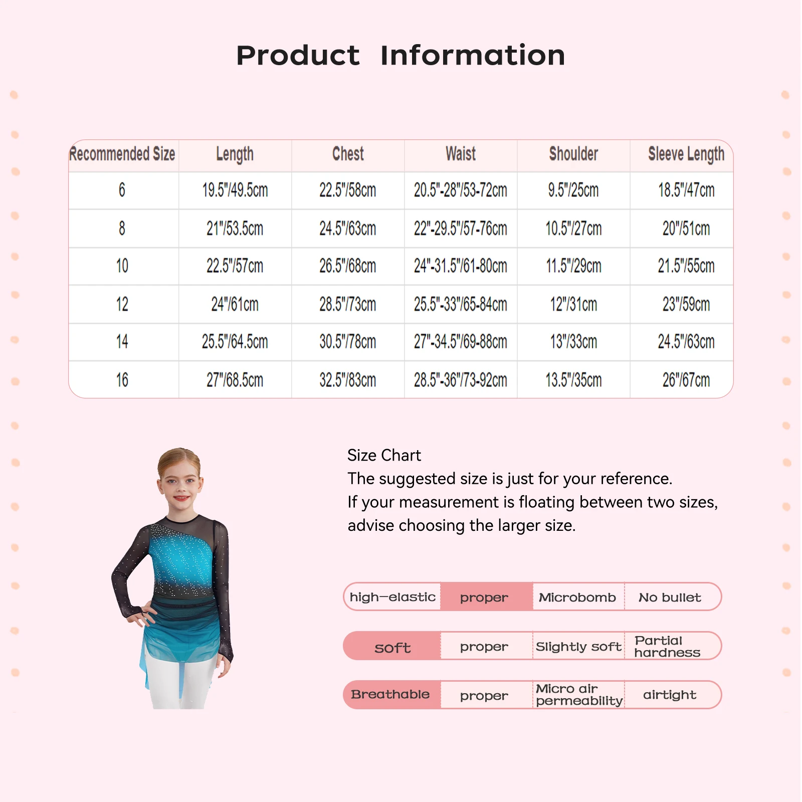 Robe de patinage artistique pour filles, couleur dégradée, Costume de danse moderne lyrique, manches longues, justaucorps de gymnastique de Ballet, vêtements de danse