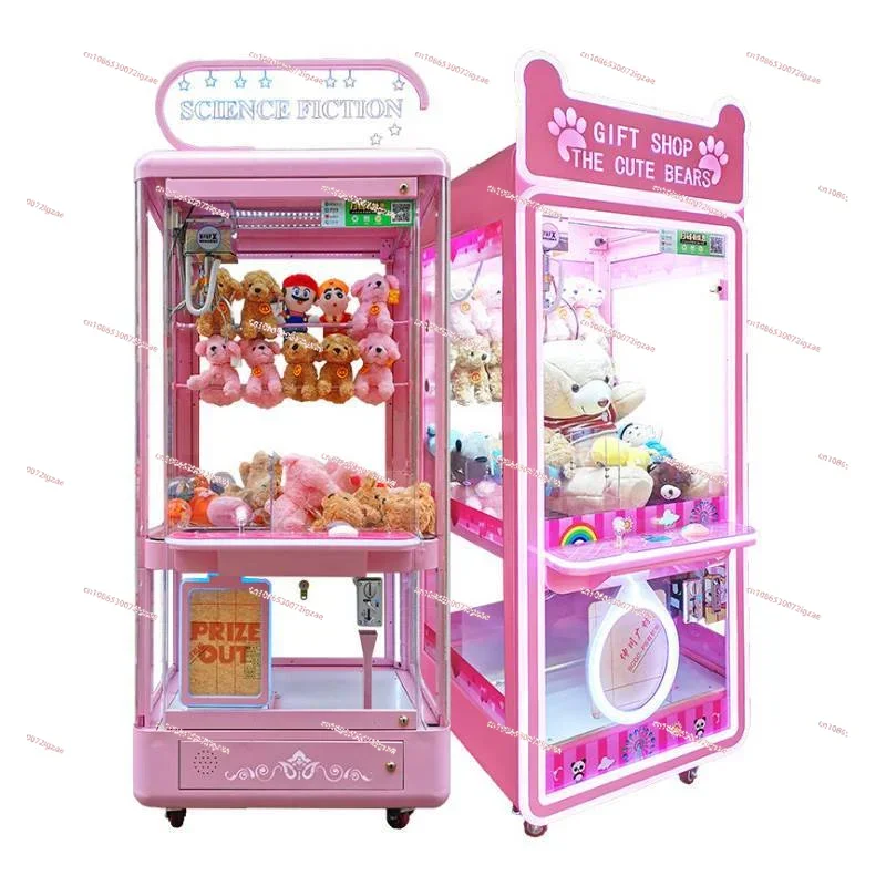 Toy Claw Crane Games Catch Plush Doll Grab Candy Coin Operated Arcade Small Mini Gashapon Prize Gift Vending Machine