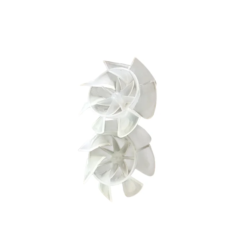Plastic motor propeller Hair dryer fan blade 7 blades 2mm hole size 55mm diameter 17mm height