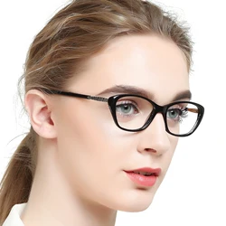 Women Prescription Clear Computer Glasses Frame Nerd Lens Medical Optical Eyewear Oculos Lunettes Gafas OCCI CHIARI BETTI