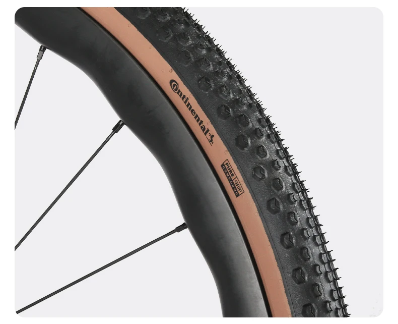 Continental Rennradreifen Terra Trail 700x40C 35C 45C 50C Tubeless Ready Schwarz/Creme/Braun 3/180 TPI Faltreifen Nobox – Detail 18
