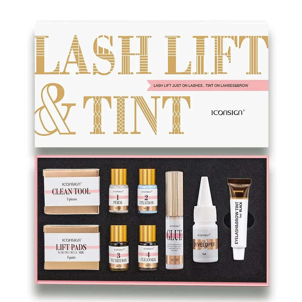 ICONSIGN Lash Lift And Brow Dye Tint Kit Lifting Wimpern Brow Lamination Lash Lifting Set Augen Makeup Tools