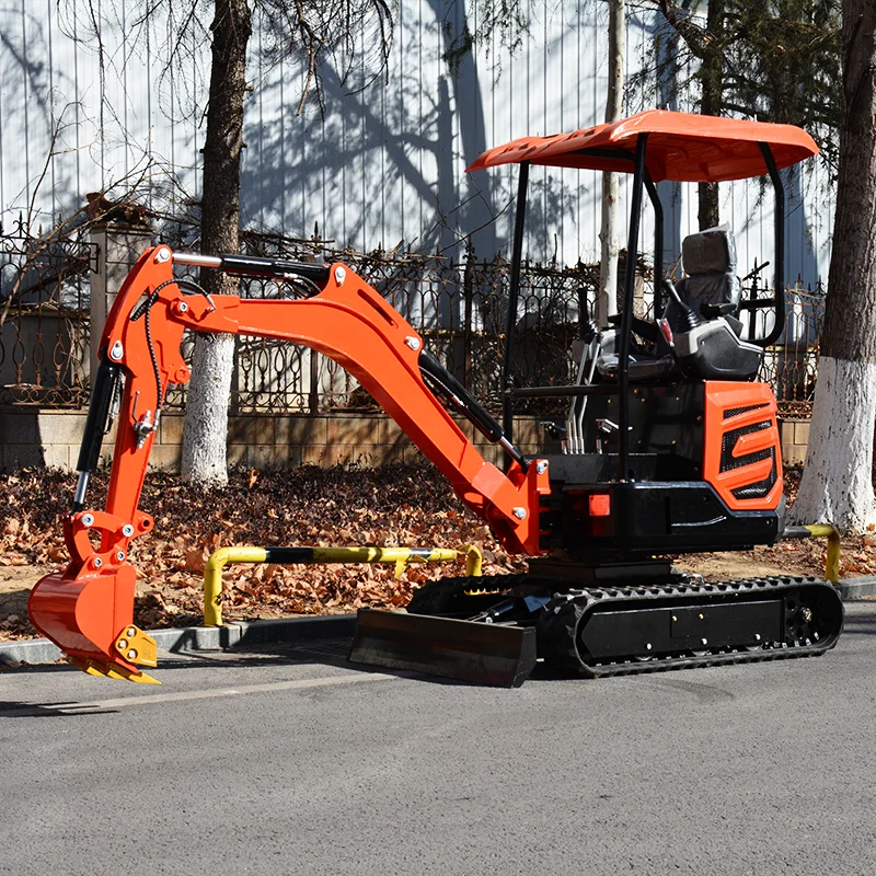 AST-20ミニショベル 農業用ディーゼルエンジン 2トン掘削機 ミニディガー バケット付き建設機械 2トンバックホー カスタム