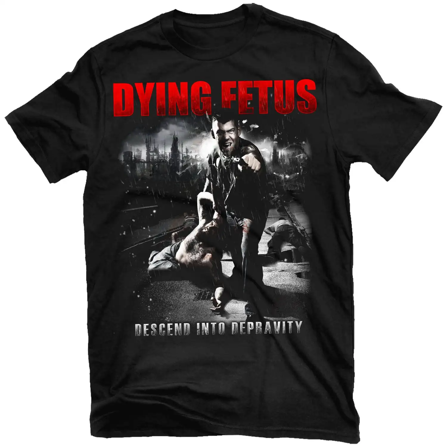 Dying Fetus Parasites Rock Band Sommer Casual T-Shirt Herren und Damen Luxusmarke Top 2026 Neu – Detail 2