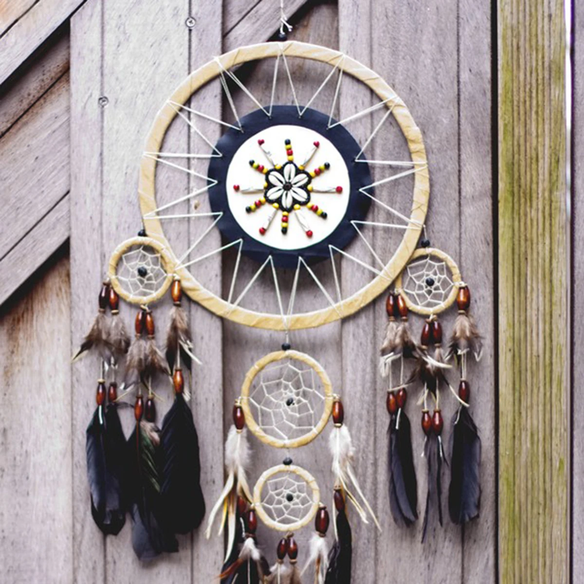 

10 Pcs Dream Catcher Accessories Metal Dreamcatcher Ring DIY Apparel Hoop Golden