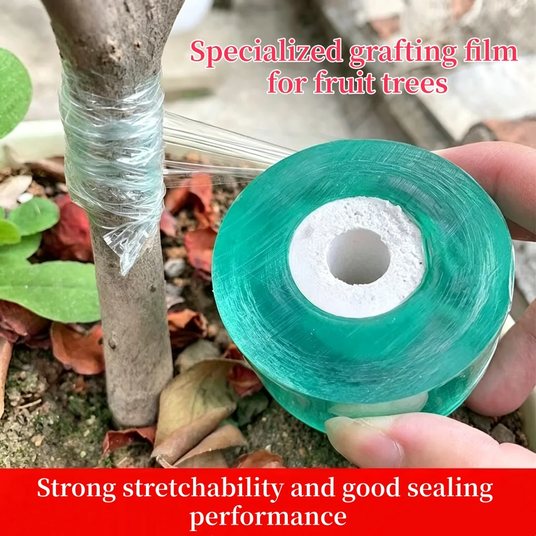 Grafting film，stretchable，specialized film for fruit tree grafting，used for grafting and repairing fruit tree seedlings and buds