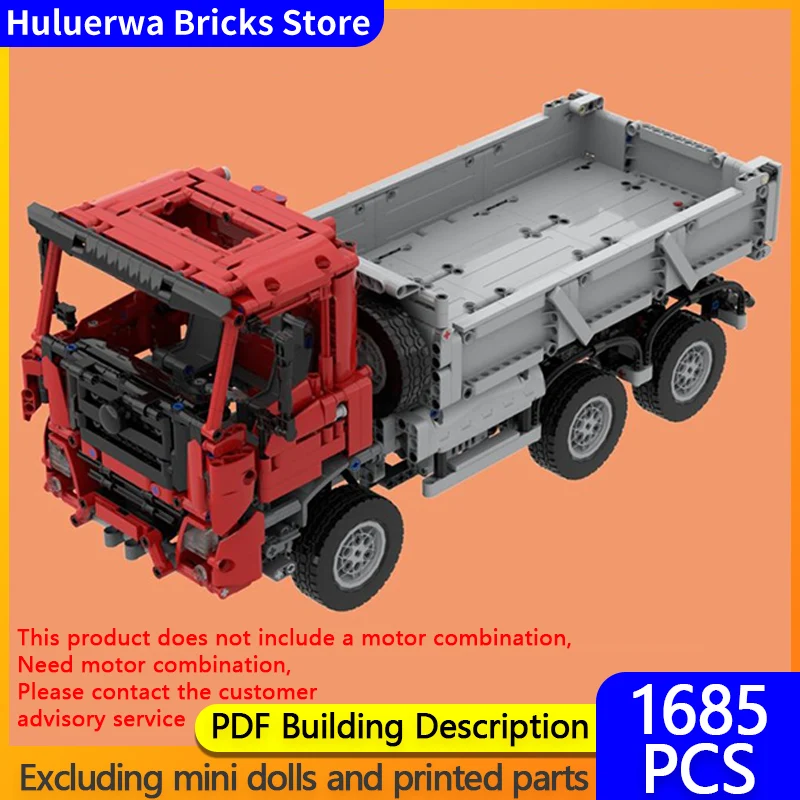 

Модель городской автомобиль MOC, строительные кирпичи, сверхмощный самосвал Феникс, модульная технология, детские праздничные подарки, сборные игрушки, костюм