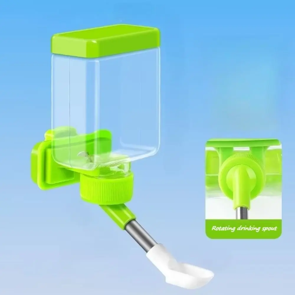 Cage Mounting Bird Cage Water Dispenser Leak-proof Water Supply System Automatic Parrot Drinking Bottle Adjustable Rotate