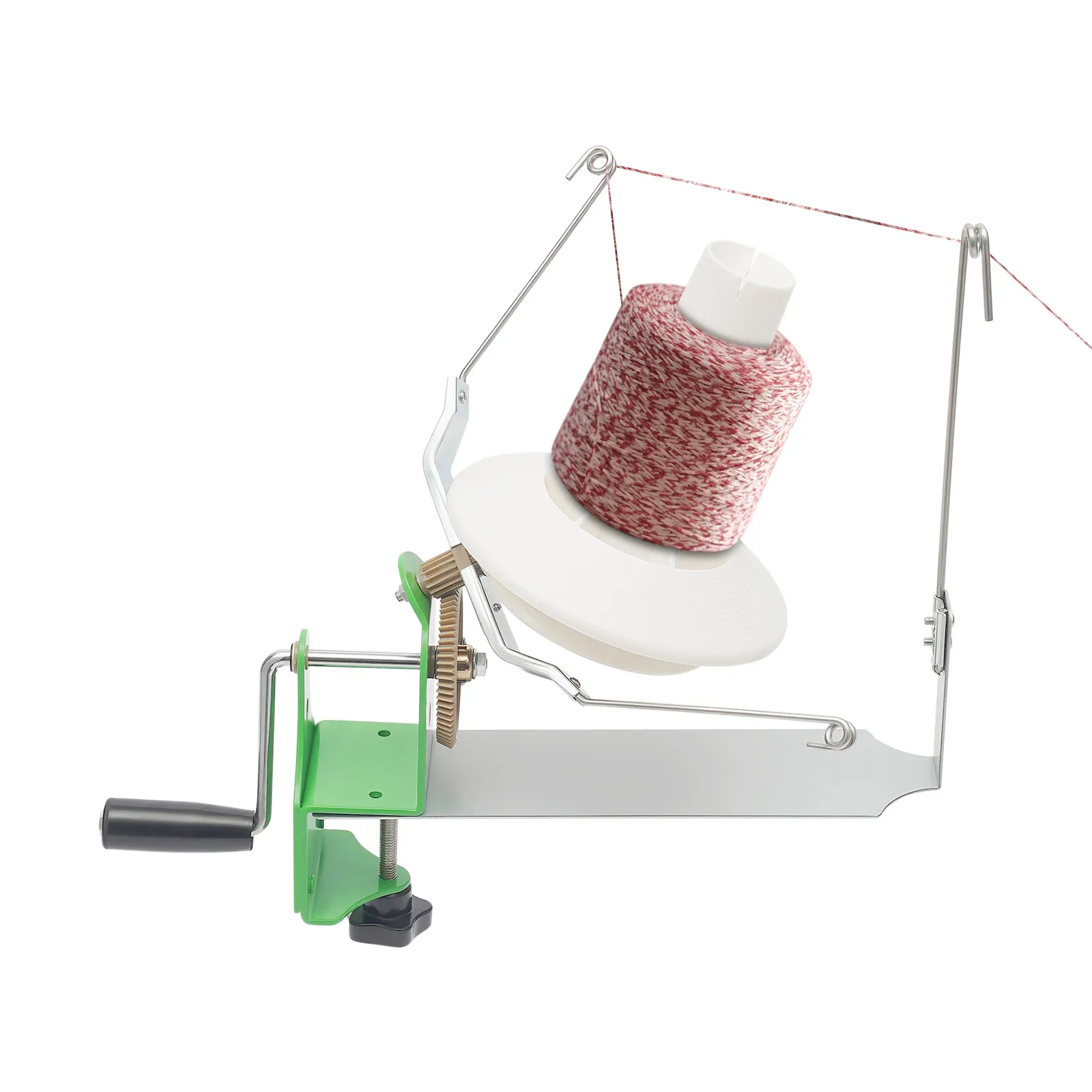 

500g Manual Yarn Ball Winder Wool Yarn Winder DIY Large Metal Yarn/Wool/String/Fiber Ball Winder DIY Fiber Electric Weaving for