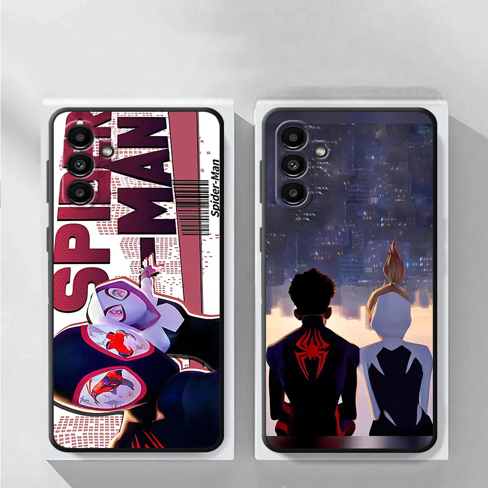 Luxury Phone Case for Samsung Galaxy A10s A40 A10 A70 A54 A34 A03s A04s A02s A02 A01 A50 A03 Marvel Spider Man Gwen lover Cover