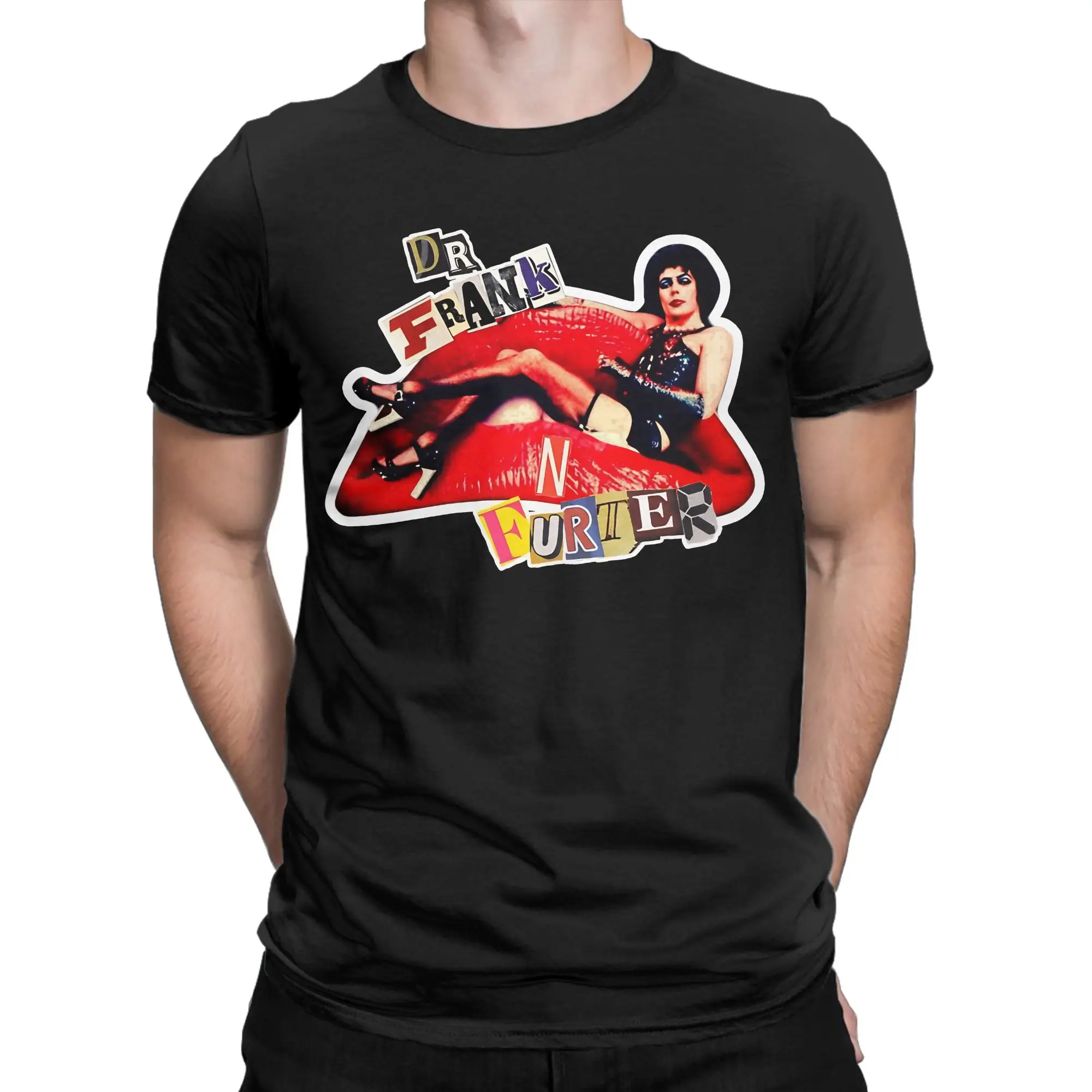 Rockys Horror  Dr Frank N Furter Lightweight T Shirt Summer  100 Cotton T-Shirts For Men's Harajuku Pattern Tee Shirt Tops