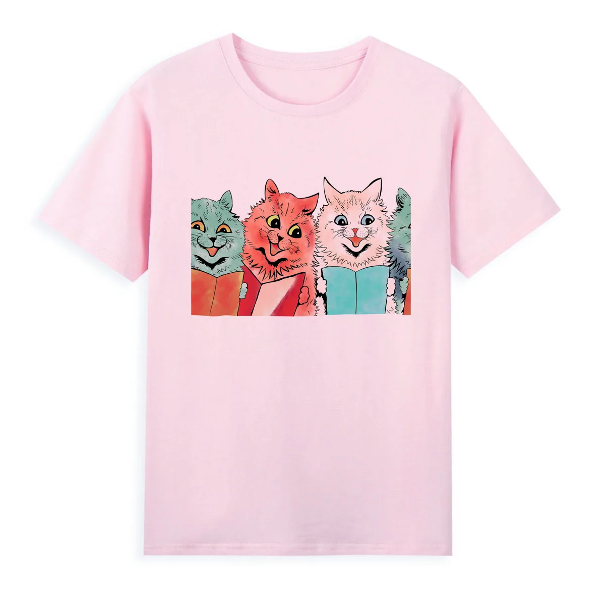 Art Painting Little Cat T-shirt Cool Summer Women Clothing Hot Sale Brand Shirt Fashion Top Tees A0183