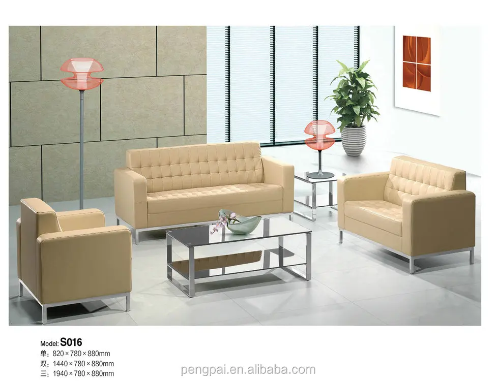 

Modern Sofa Popular Office Sofa In Pu Office Furniture Living Room Furniture Leather Sofa