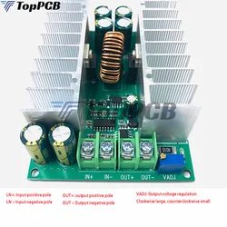 DC-DC 500W Step Down Power Supply Buck Adjustable Voltage Converter Module 12-75V to 12-50V