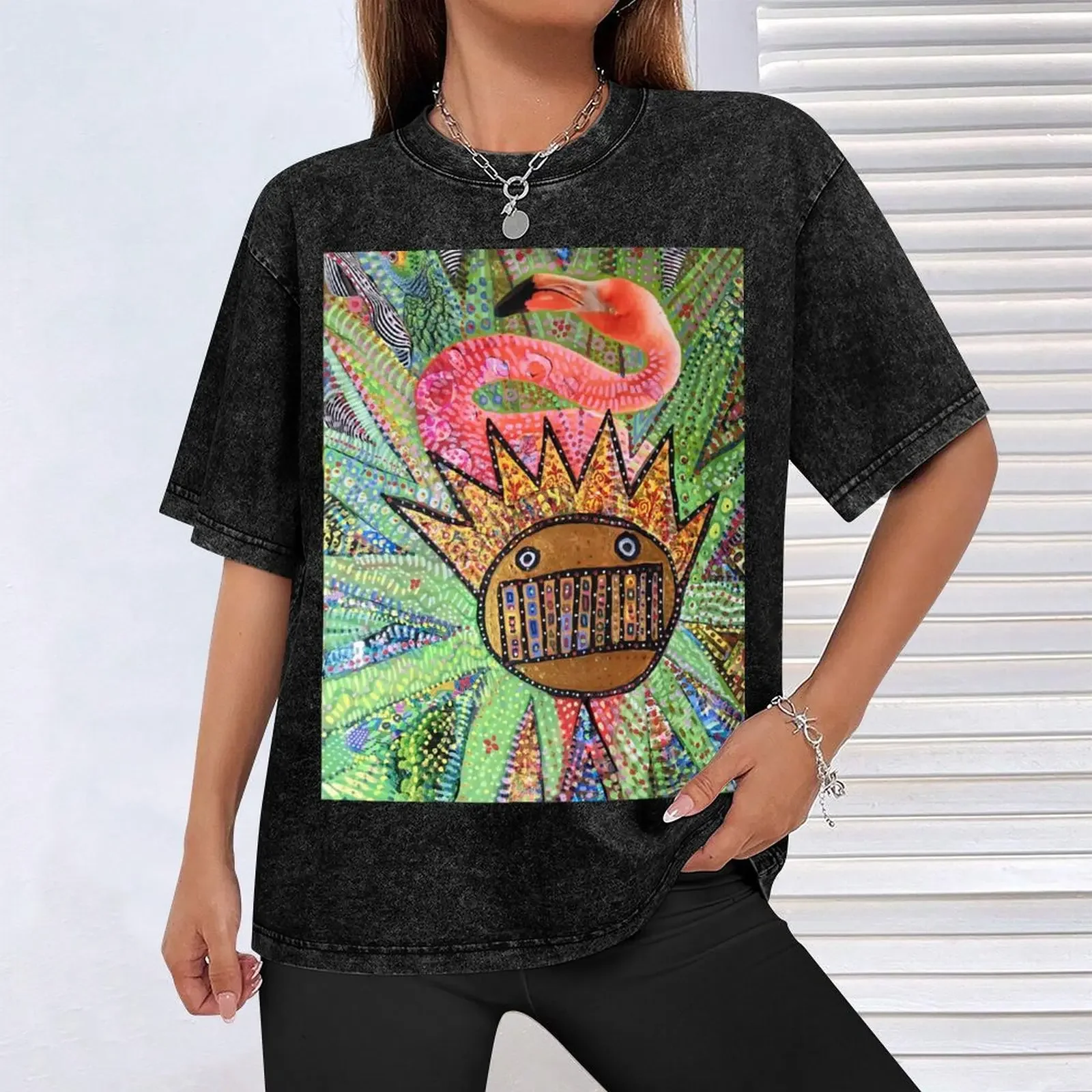 تي شيرت وين Boognish and Flamingo تي شيرت شخصيات كرتونية قمصان جرافيك تي شيرت ملابس عيد الحب تي شيرت رجالي #4