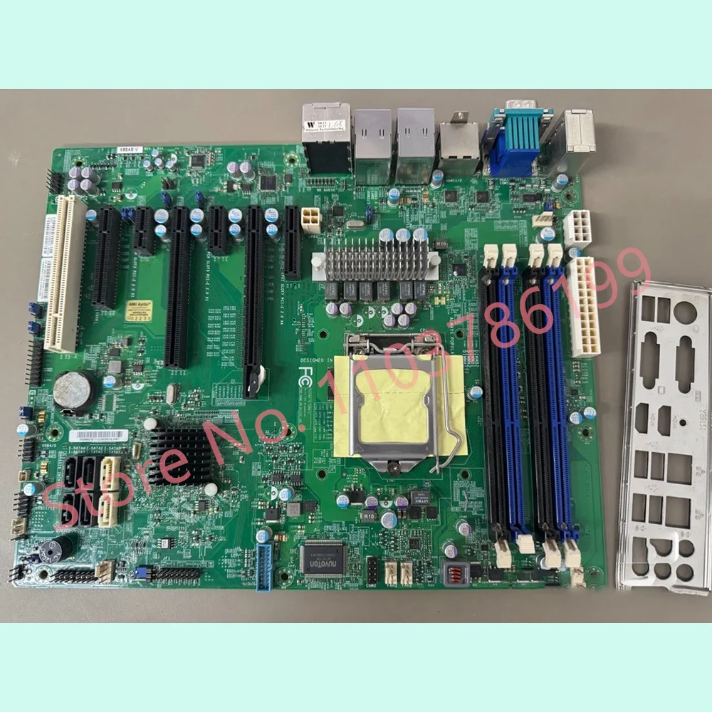 For Supermicro Industrial Computer Motherboard 1155 Pin X9SAE-V REV：1.01A