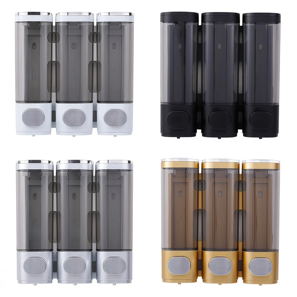 

Bathroom Organizer 300ML Pump Bottle 300ml Liquid Soap Dispenser Multiple Chambers Stylish Bathroom Accessory Timely Monitoring