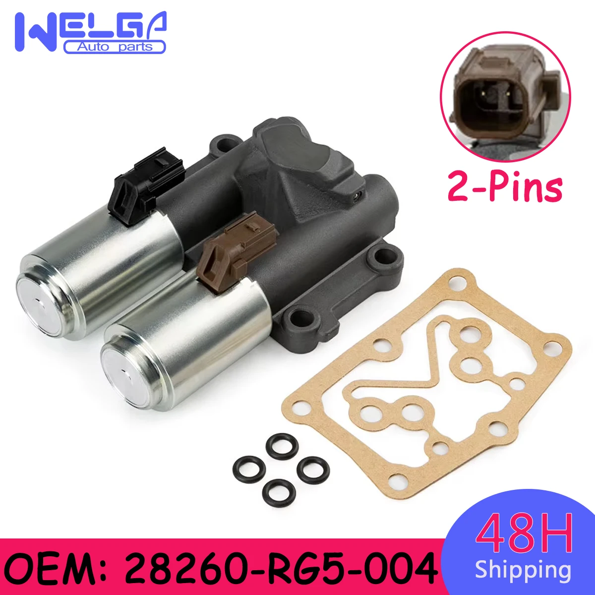 

28260-RG5-004 For Honda Civic Fit L4 2009-2013 Transmission Dual Linear Solenoid New Accessories OEM 28260RG5004 28260 RG5 004