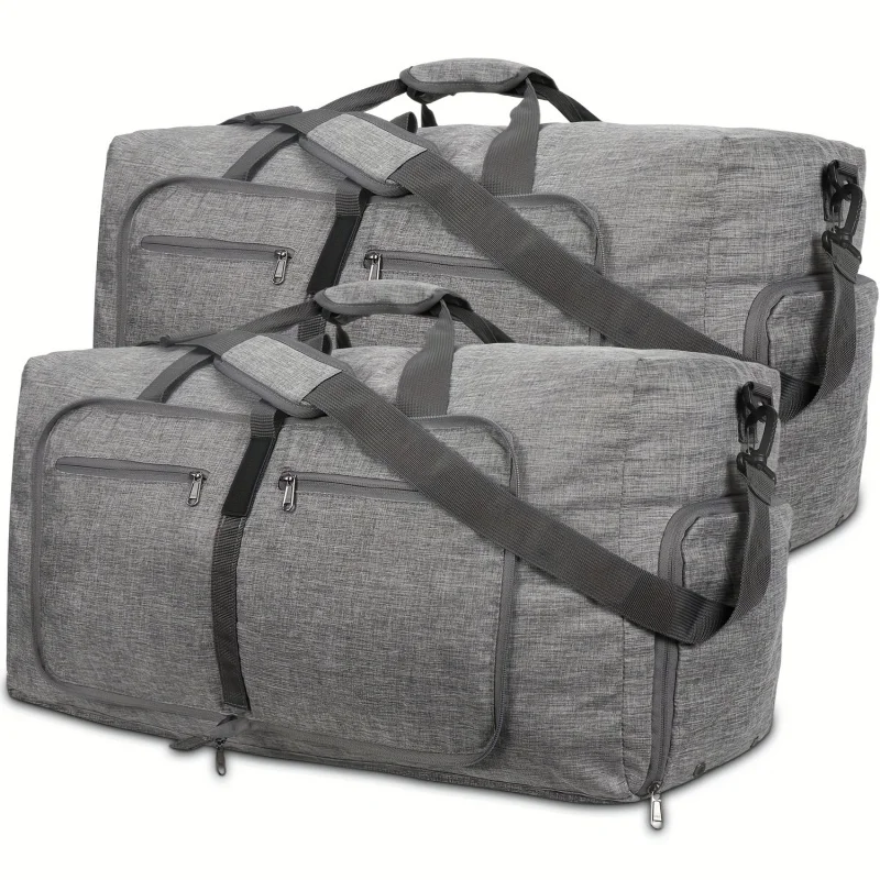 Suitable for Outdoor Travel, Camping, Lightweight Folding Luggage Bag for Fitness-Men's and Women's Large-Capacity Handbag