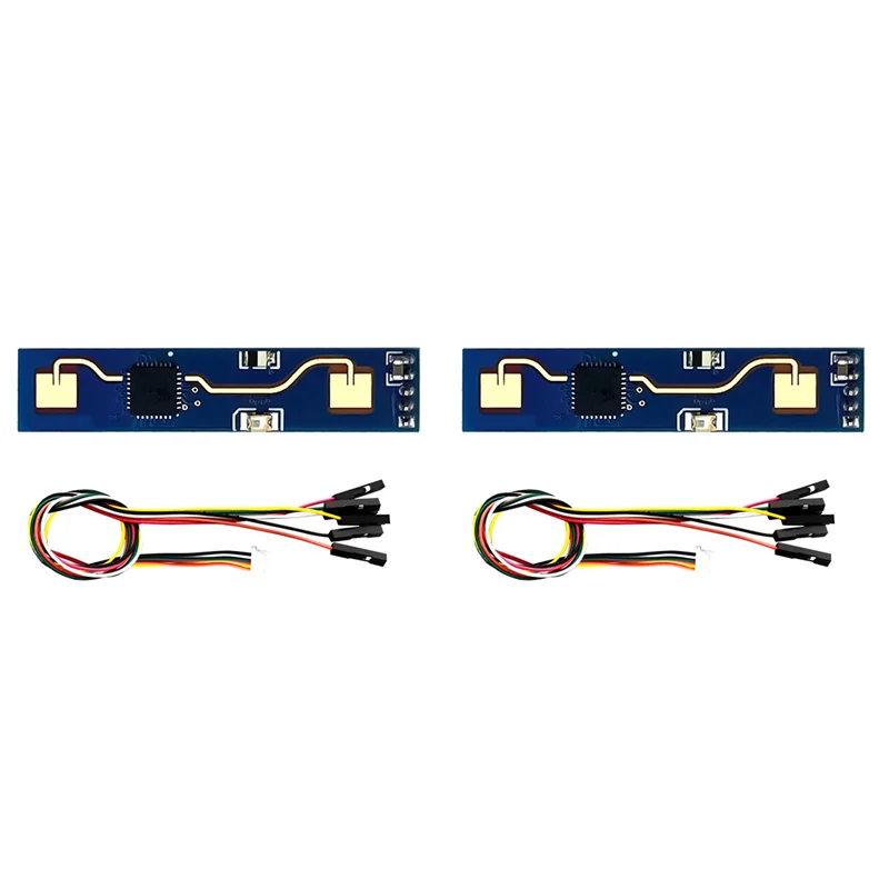 

SQPP-2X LD2410B 24 ГГц радар умный модуль измерения присутствия человека с BT + кабелем 5 В LD2420 датчик движения миллиметровой волны