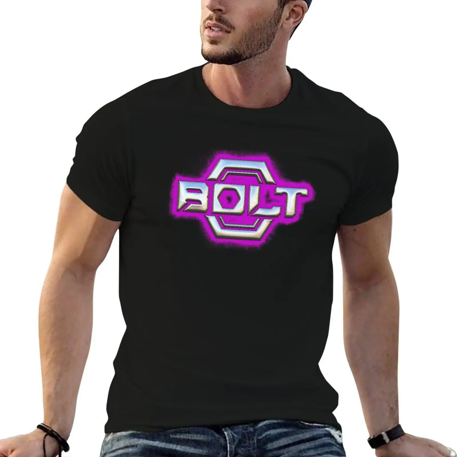 

Bolt XV 950, XV950 Logo Purple T-Shirt t shirts for man pack cotton g man t shirts for men man t shirt cotton T-Shirt