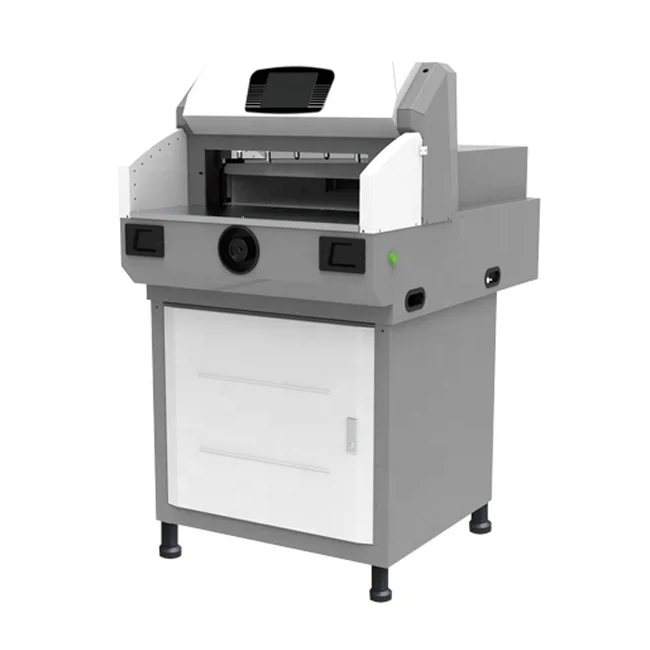 Qike QK-4908B آلة قطع الورق المقصلة بالبرمجة الكهربائية شديدة التحكم 490 مم