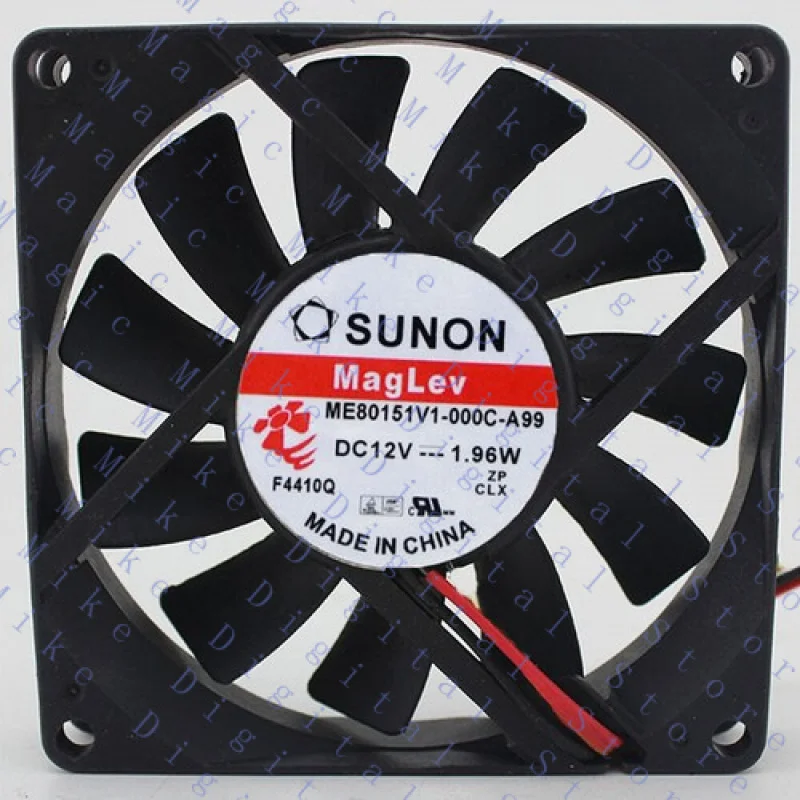 UU  FOR Sunon 8CM 8015 DC 12V ME80151V1-000C-A99 1.96W 2-line Cooling Fan