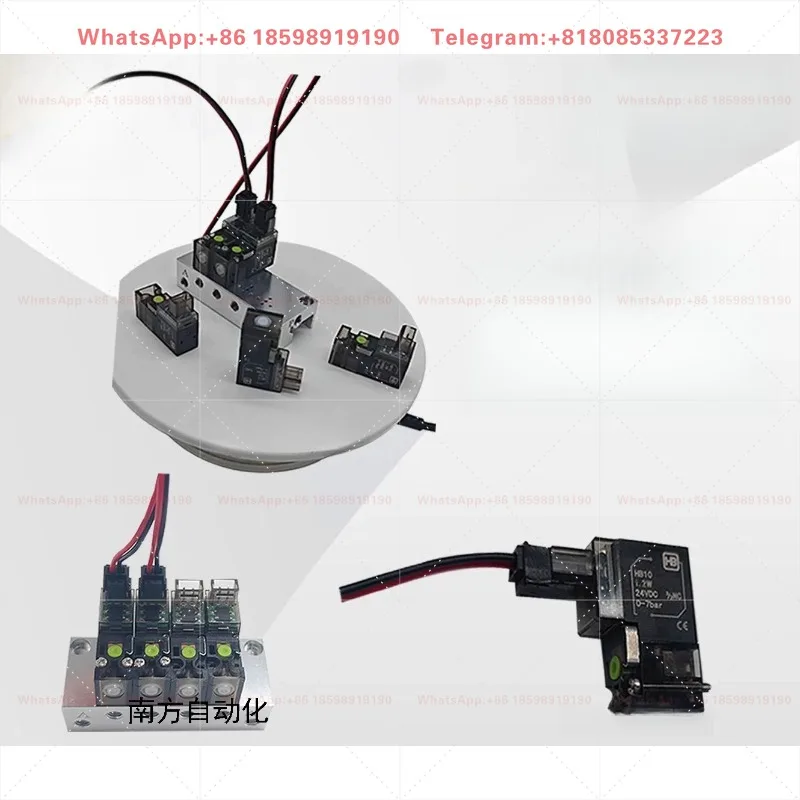 HB10-M Series Mini Solenoid Valve 10mm High Frequency 2 Position 3 Way Pneumatic Air Control Automation Spare Parts