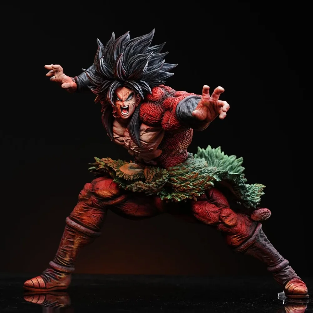 

Anime Dragon Ball Super Saiyan 4 Broli GK Fighting PVC Action Figure Collectible Model Doll Toy 28CM