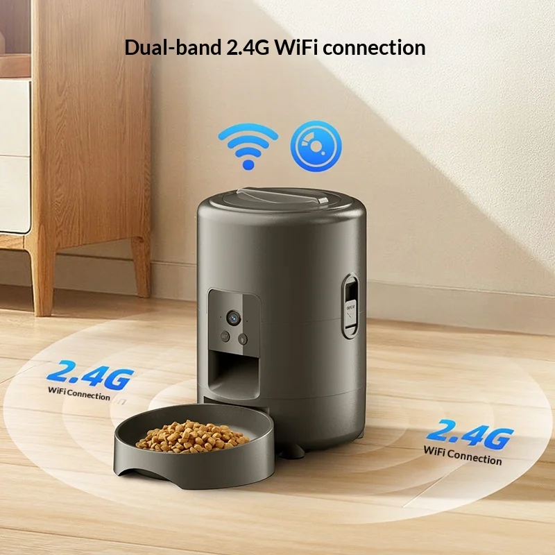 Comedero automático inteligente con app WiFi para perros y gatos - imagen 3