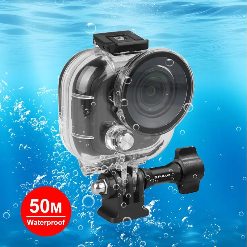 PULUZ - Carcasa impermeable de 50 m para cámara Insta360 GO Ultra, cubierta protectora para buceo