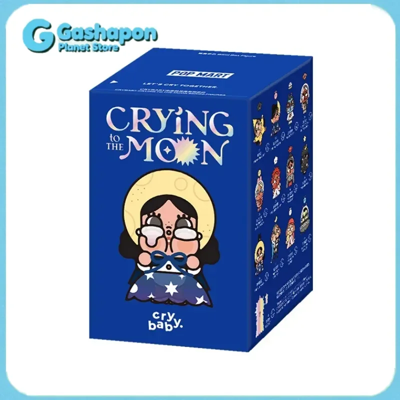 

Genuine POPMART CRYBABY Crying To The Moon Series Blind Mystery Box Doll Figurine Kawaii Ornament Collectible Home Desktop Gift