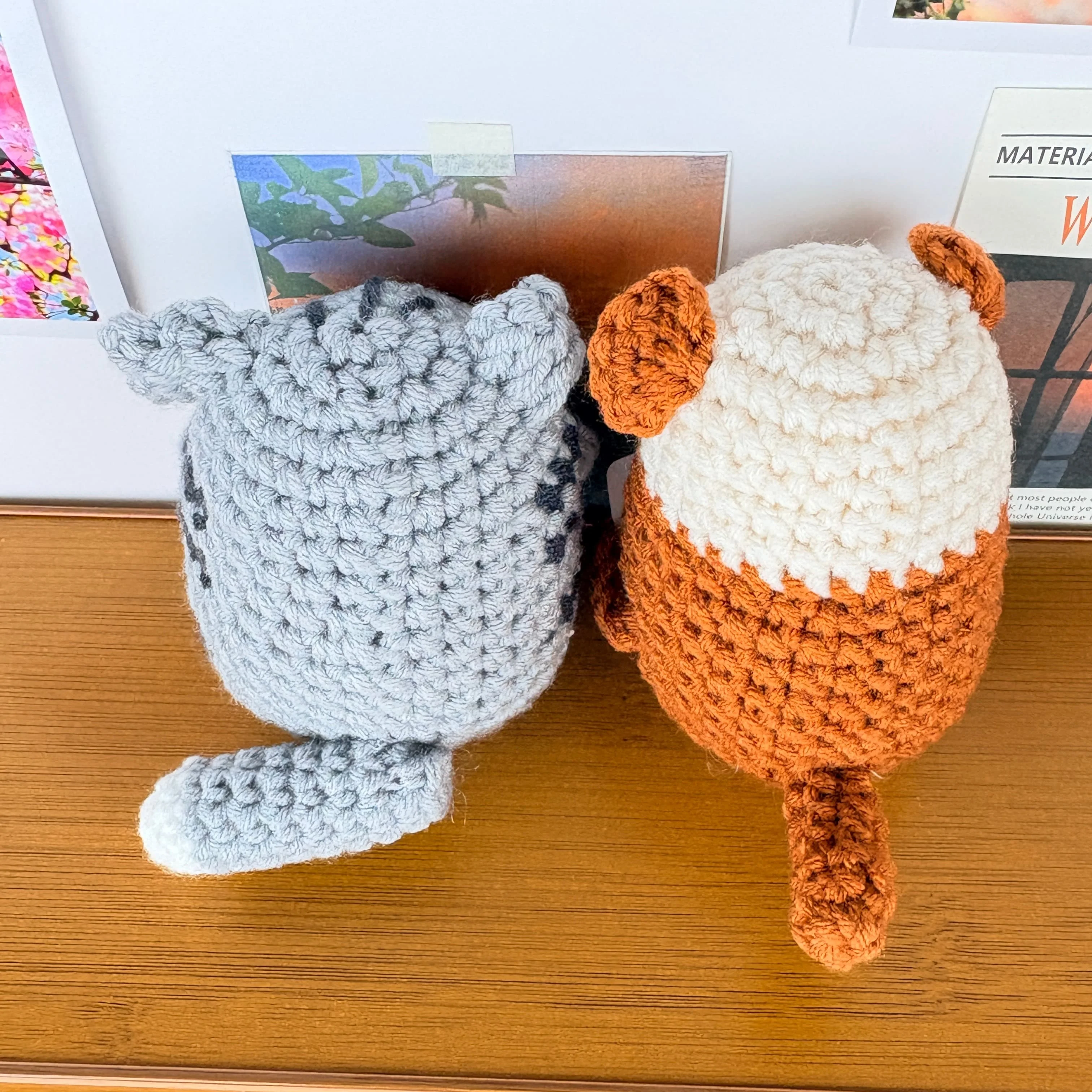 Funny Positive Bees Duck Shark Cat Dog Crochet Emotional Support Doll Positive Crochet Animals Gift for Friend Creative Dolls view 6
