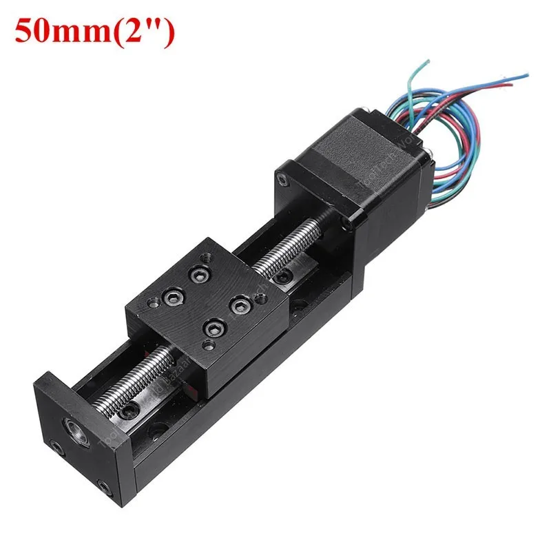 

T6*1 50MM 100MM 150MM T-Type Lead Screw Mini Sliding Table Linear Stage Transport Guide Platform